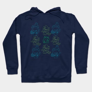 Cute cat pattern design Hoodie